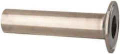 VNE - 1", Clamp Style, Sanitary Stainless Steel Pipe Tygon Hose Adapter - Tube OD Connection, Grade 304 - Eagle Tool & Supply