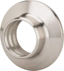 VNE - 1", Clamp Style, Sanitary Stainless Steel Pipe Recessless Ferrule (Expanding) - Tube OD Connection, Grade 316/316L - Eagle Tool & Supply