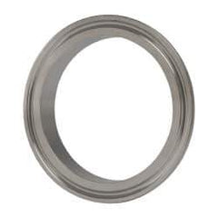VNE - 2-1/2", Clamp Style, Sanitary Stainless Steel Pipe Short Welding Ferrule - Tube OD Connection, Grade 304 - Eagle Tool & Supply