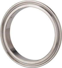 VNE - 3", Clamp Style, Sanitary Stainless Steel Pipe Short Welding Ferrule - Tube OD Connection, Grade 304 - Eagle Tool & Supply