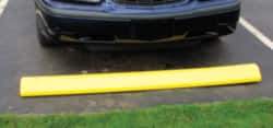 Eagle - 72" Long x 8" Wide x 4" High, Parking Curb - Blue, High Density Polyethylene - Eagle Tool & Supply