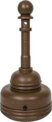 Eagle - 5 Qt Polyethylene Cigarette & Cigar Receptacle - 37-3/4" High - Eagle Tool & Supply