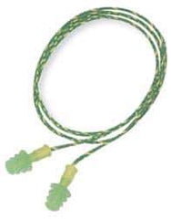 Howard Leight - Reusable, Corded, 27 dB, Flange Earplugs - Green, 100 Pairs - Eagle Tool & Supply