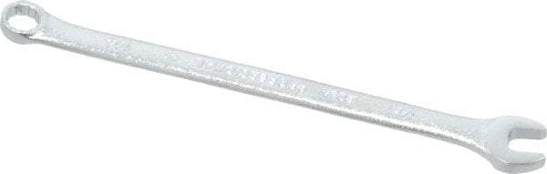 Proto - 1/4" 12 Point Offset Combination Wrench - 15° Offset Angle, 4-7/8" OAL, Steel, Satin Finish - Eagle Tool & Supply