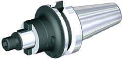 Kennametal - BT40 Taper Shank 16mm Pilot Diam Shell Mill Holder - 100mm Flange to Nose End Projection, 32mm Nose Diam, Through-Spindle Coolant - Exact Industrial Supply