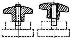 Jergens - Quick-Acting Knobs Type: Quick Lock Hand Knob Diameter (Inch): 2-3/16 - Eagle Tool & Supply