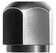 Gibraltar - 5/16-18" UNC, 5/8" Width Across Flats, Uncoated, Steel Acorn Nut - 5/8" Overall Height, Grade A# - Eagle Tool & Supply