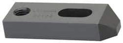 Jergens - 1" Stud, Low Carbon Steel, Plain Strap Clamp - 2" Travel, 10" OAL x 2" Wide x 1-1/2" High, Black Oxide Finish, Tapered Nose - Eagle Tool & Supply
