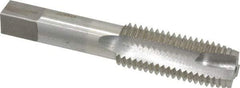 Interstate - 7/8-9 UNC, 3 Flute, Bright Finish, High Speed Steel Spiral Point Tap - Plug Chamfer, Right Hand Thread, 4-11/16" OAL, 2-7/32" Thread Length, 3B Class of Fit - Exact Industrial Supply