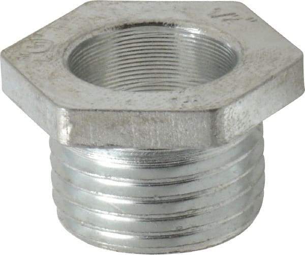 Cooper Crouse-Hinds - 1/2" Trade, Malleable Iron Threaded Rigid/Intermediate (IMC) Conduit Nipple - Noninsulated - Eagle Tool & Supply