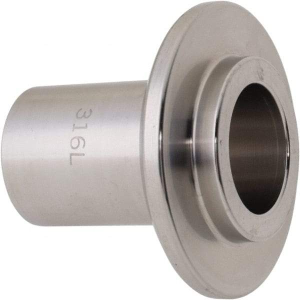 VNE - 1", E-Line Style, Sanitary Stainless Steel Pipe Long Welding Ferrule - Male Connection, Grade 304 - Eagle Tool & Supply