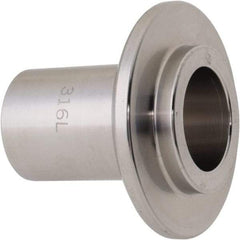 VNE - 1", E-Line Style, Sanitary Stainless Steel Pipe Long Welding Ferrule - Male Connection, Grade 304 - Eagle Tool & Supply