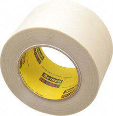 3M - 60 Yd Long x 3" Wide, Series 361, White Silicone Glass Cloth Tape - 7.5 mil Thick, 182 Lb/In Tensile Strength - Eagle Tool & Supply