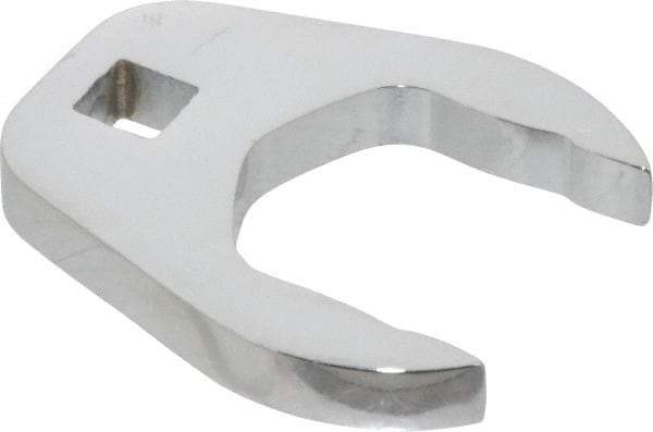 Proto - 1-5/16" 3/8" Drive Chrome Open End Crowfoot Wrench - 0.53" Head Diam x 0.38" Head Thickness - Eagle Tool & Supply