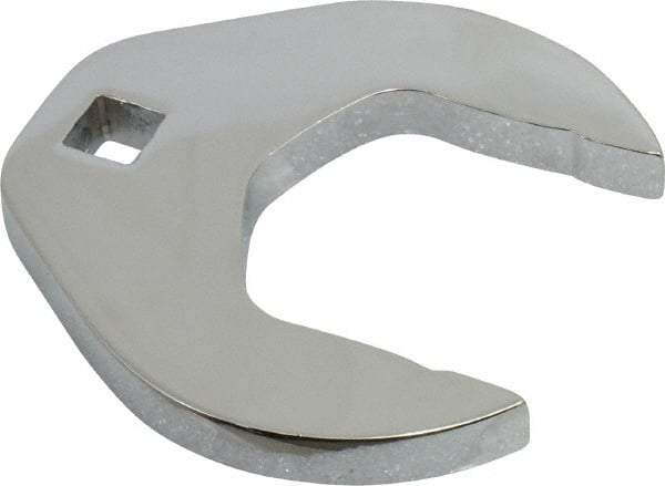 Proto - 2-1/8" 1/2" Drive Chrome Open End Crowfoot Wrench - 3-31/32" Head Diam x 1/2" Head Thickness - Eagle Tool & Supply