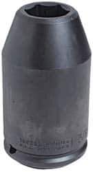 Proto - 1-1/2" Drive 3-3/8" Deep Impact Socket - 6 Points, 6-1/2" OAL - Eagle Tool & Supply