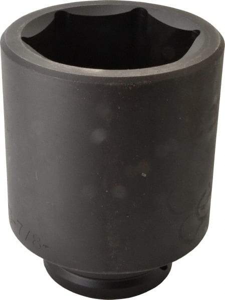 Proto - 1-1/2" Drive 3-7/8" Deep Impact Socket - 6 Points, 6-3/4" OAL - Eagle Tool & Supply