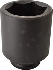 Proto - 1-1/2" Drive 3-7/8" Deep Impact Socket - 6 Points, 6-3/4" OAL - Eagle Tool & Supply