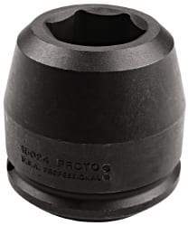 Proto - 2-1/2" Drive 3-7/8" Standard Impact Socket - 6 Points, 6-1/4" OAL - Eagle Tool & Supply