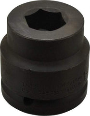 Proto - 1-1/2" Drive 1-5/16" Standard Impact Socket - 6 Points, 3-1/8" OAL - Eagle Tool & Supply