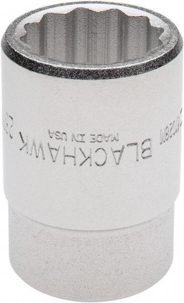 Blackhawk by Proto - 3/4" Drive, Standard Hand Socket - 12 Points, 2-13/64" OAL, Alloy Steel, Black Finish - Eagle Tool & Supply