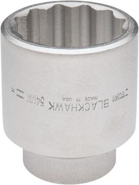 Blackhawk by Proto - 3/4" Drive, Standard Hand Socket - 12 Points, 3-13/64" OAL, Alloy Steel, Black Finish - Eagle Tool & Supply