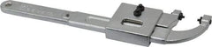 Facom - 0" to 1-31/32" Capacity, Satin Chrome Finish, Pin Spanner Wrench - 8-15/32" OAL, 2.5mm Hook Pin Height - Eagle Tool & Supply