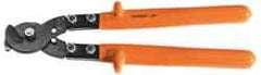 Facom - 18-1/2" OAL, 32mm Capacity, 2-23/64" Jaw Length x 2-3/4" Jaw Width, Insulated Cable Cutter Pliers - Round/Center Cut Head, Cushion Handles - Eagle Tool & Supply