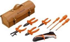 Facom - 8 Piece Insulated Tool Set - Comes with Leather Case - Eagle Tool & Supply