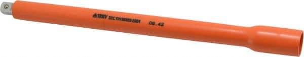 Facom - 3/8" Drive Insulated Socket Extension - 10-1/4" OAL, Single Color Insulation Finish - Eagle Tool & Supply