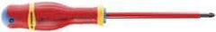 Facom - PZ.1 Point, 100mm Blade Length Posidrive Screwdriver - 8" OAL - Eagle Tool & Supply