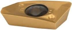 Kennametal - EP1816 HD Grade KC725M Carbide Milling Insert - TiN/TiCN/TiN Finish, 0.217" Thick, 1.6mm Corner Radius - Eagle Tool & Supply