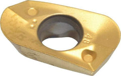 Kennametal - EP1848 HD Grade KC725M Carbide Milling Insert - TiN/TiCN/TiN Finish, 0.217" Thick, 4.8mm Corner Radius - Eagle Tool & Supply