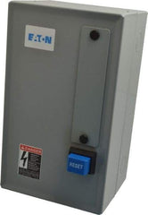 Eaton Cutler-Hammer - 208 Coil VAC, 27 Amp, NEMA Size 1, Nonreversible Enclosed Enclosure NEMA Motor Starter - 7-1/2 hp at 1 Phase, 1 Enclosure Rating - Eagle Tool & Supply