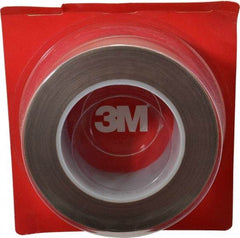 3M - 36 Yd Long x 2" Wide, Series 5453, Brown Silicone Glass Cloth/PTFE Tape - 8.2 mil Thick, 175 Lb/In Tensile Strength - Eagle Tool & Supply