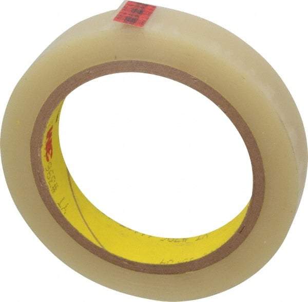 3M - 36 Yds. x 3/4", Clear Polyester Film Tape - 396 Series, 4.1 mil Thick, 43 Lb./Inch Tensile Strength - Eagle Tool & Supply