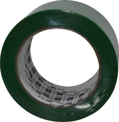 3M - Green Solid Color Vinyl Tape - 2" Wide x 108' Long x 0.005" Thick, General Traffic - Eagle Tool & Supply