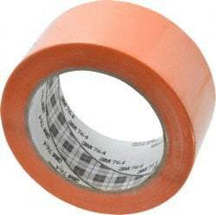 3M - Orange Solid Color Vinyl Tape - 2" Wide x 108' Long x 0.005" Thick, General Traffic - Eagle Tool & Supply