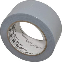3M - Gray Solid Color Vinyl Tape - 2" Wide x 108' Long x 0.005" Thick, General Traffic - Eagle Tool & Supply