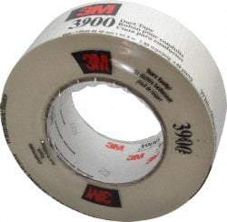 3M - 2" x 55m White Duct Tape - 8.1 mil, Rubber Adhesive, Polyethylene Film Backing, 32 Lb/ln Tensile Strength, 200°F Max, Series 3900 - Eagle Tool & Supply