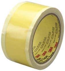 3M - 36 Yds. x 2", Yellow Polyethylene Film Tape - 695 Series, 3 mil Thick, 8 Lb./Inch Tensile Strength - Eagle Tool & Supply