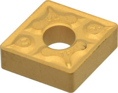 Iscar - CNMG432 TF Grade IC9250 Carbide Turning Insert - TiCN/Al2O3/TiN Finish, 80° Diamond, 1/2" Inscr Circle, 3/16" Thick, 1/32" Corner Radius - Eagle Tool & Supply