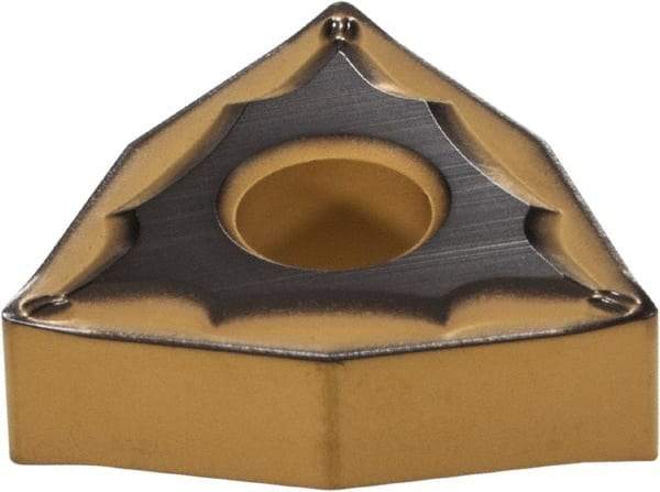 Sumitomo - WNMG431 ESU Grade AC630M Carbide Turning Insert - Al2O3 Finish, 80° Trigon, 1/2" Inscr Circle, 3/16" Thick, 1/64" Corner Radius - Eagle Tool & Supply