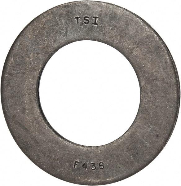 Value Collection - 2" Screw, Grade 8 Alloy Steel SAE Flat Washer - 2-1/8" ID x 3-3/4" OD, 0.196" Thick, Plain Finish - Eagle Tool & Supply