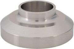 VNE - 1", E-Line Style, Sanitary Stainless Steel Pipe Short Welding Ferrule - Female Connection, Grade 304 - Eagle Tool & Supply