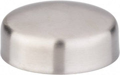VNE - 2-1/2", Weld Style, Sanitary Stainless Steel Pipe End Cap - Butt Weld Connection, Grade 316L - Eagle Tool & Supply