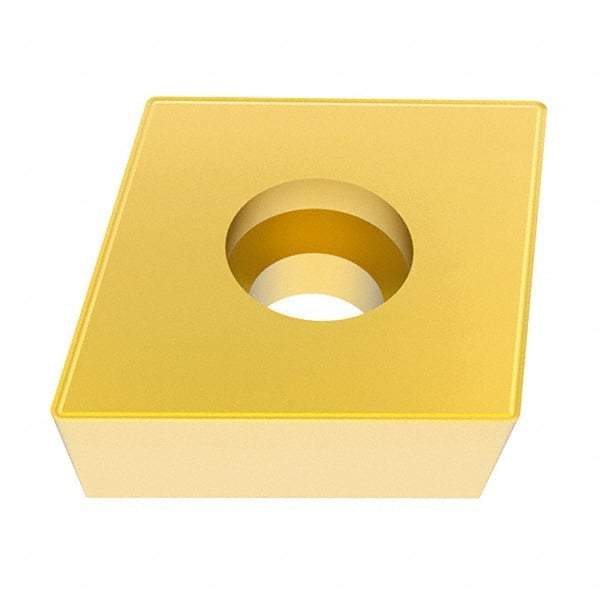 Allied Machine and Engineering - CCGT060202 Carbide Indexable Drill Insert - Uncoated, Diamond, 1/4" Inscribed Circle - Eagle Tool & Supply