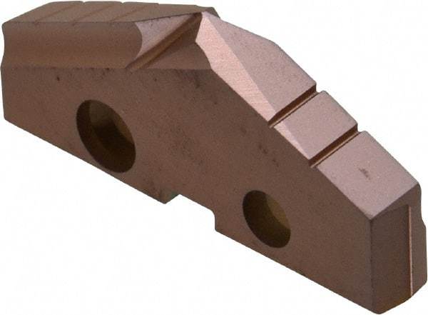 Allied Machine and Engineering - 1-25/32" Diam x 1/4" Thick, Seat Code 3, 132° Included Angle Spade Drill Insert - AM200 Coated, Cobalt, Grade Super Cobalt, Series GEN2 T-A - Eagle Tool & Supply