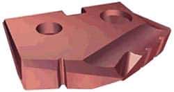 Allied Machine and Engineering - 1-25/32" Diam x 1/4" Thick, Seat Code 3, 132° Included Angle Spade Drill Insert - AM200 Coated, Cobalt, Grade Premium Cobalt, Series GEN2 T-A - Eagle Tool & Supply