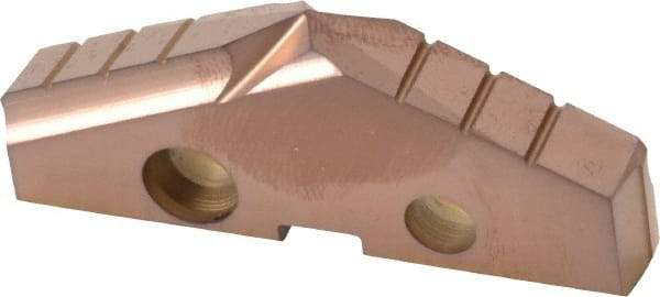 Allied Machine and Engineering - 1-7/8" Diam x 1/4" Thick, Seat Code 3, 132° Included Angle Spade Drill Insert - AM200 Coated, Cobalt, Grade Premium Cobalt, Series GEN2 T-A - Eagle Tool & Supply